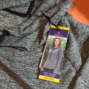 Tangerine Gray Soft Hoodie Pullover